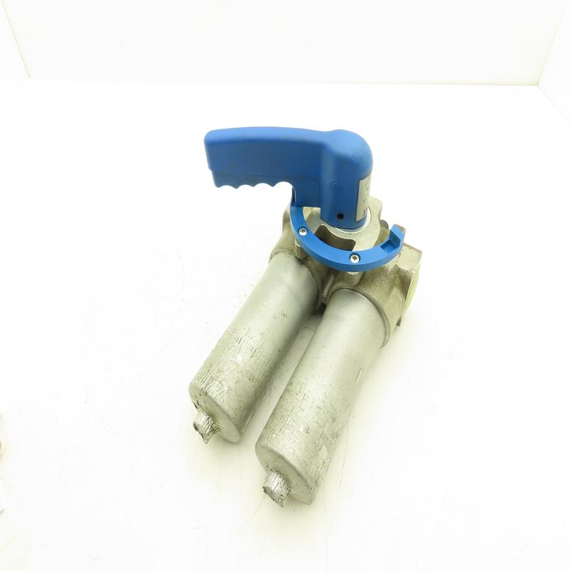 Mahle PI 2108-068 FPM Double Switch Duplex Dual Hydraulic Filter Housing 870 PSI