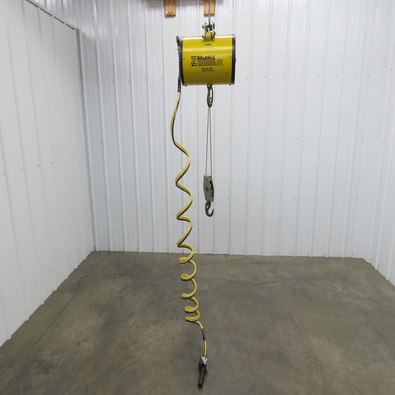 Ingersoll Zimmerman BB020120 Pneumatic Air Balancer 6\’ Travel 400Lb w/Load Block