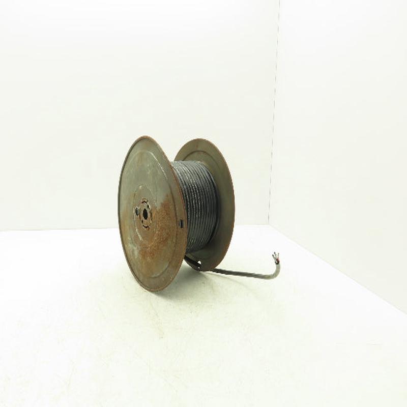 E106615 Sunlight Resistant Wire Spool 16AWG 4 Conductor 205\’ Black Direct Burial
