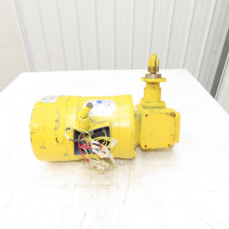Doerr LR22132 Crane Duty Gear Motor w/Brake 15:1/115rpm 1/2Hp 230/460V D56CFC