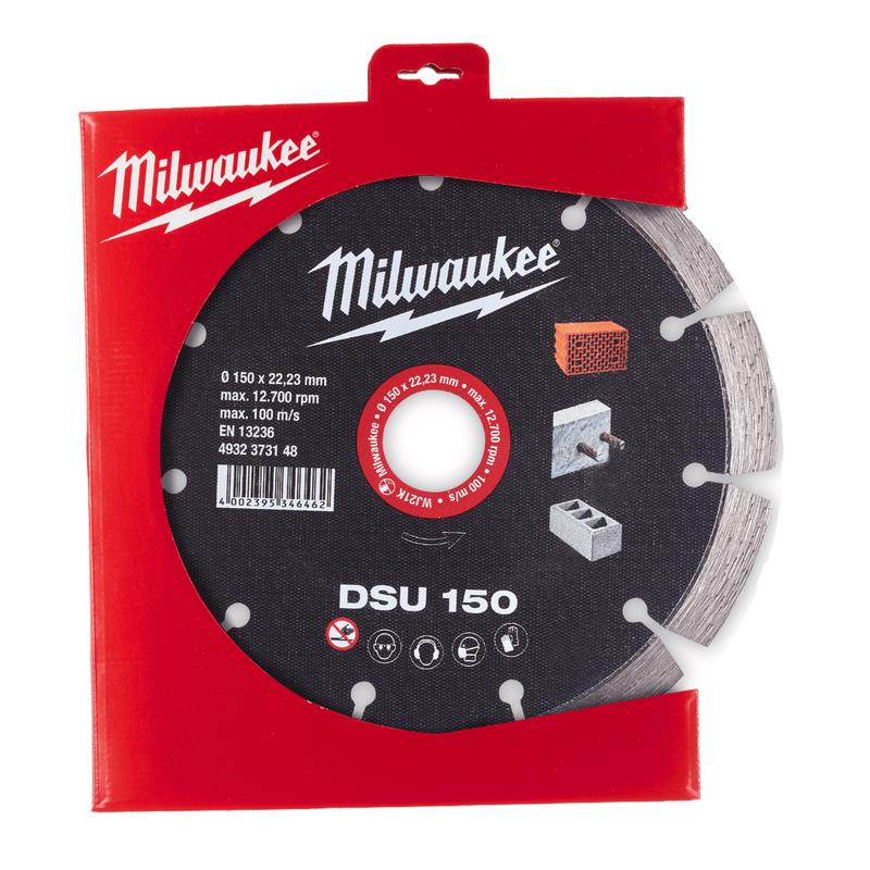 Milwaukee 150mm Diamond Blade For Wall Chaser 373148 –  DSU150